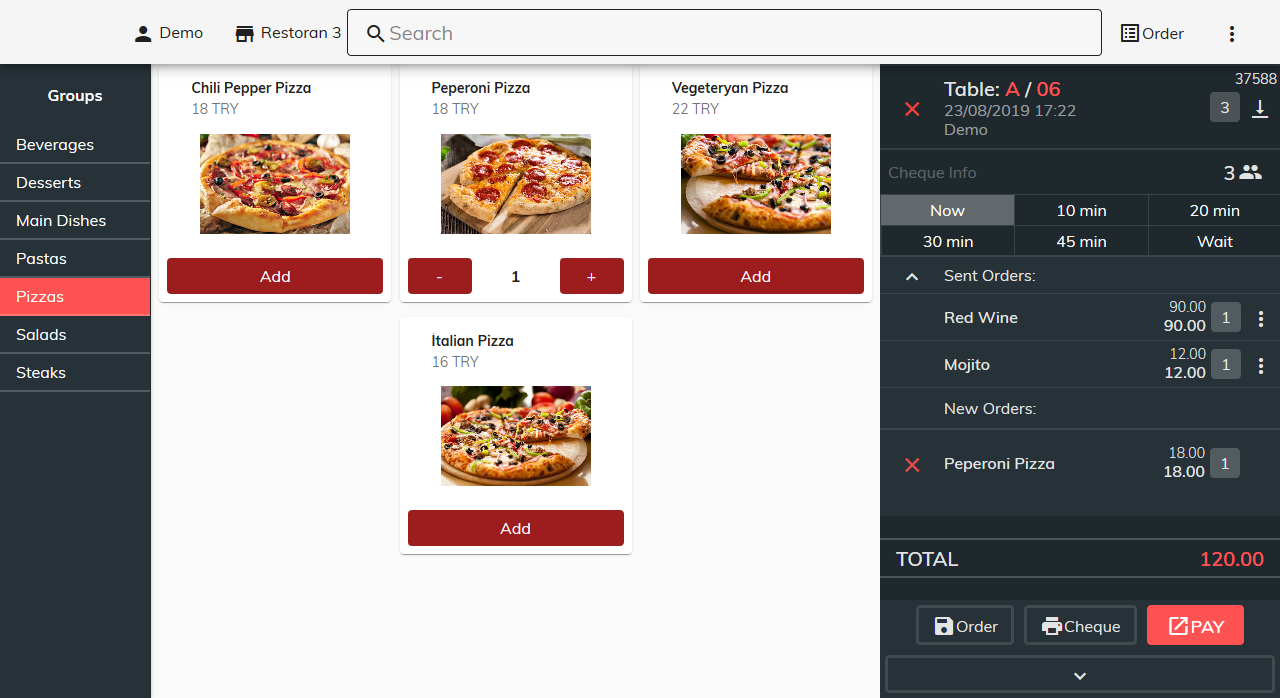 EasyPOS Restaurant Management System