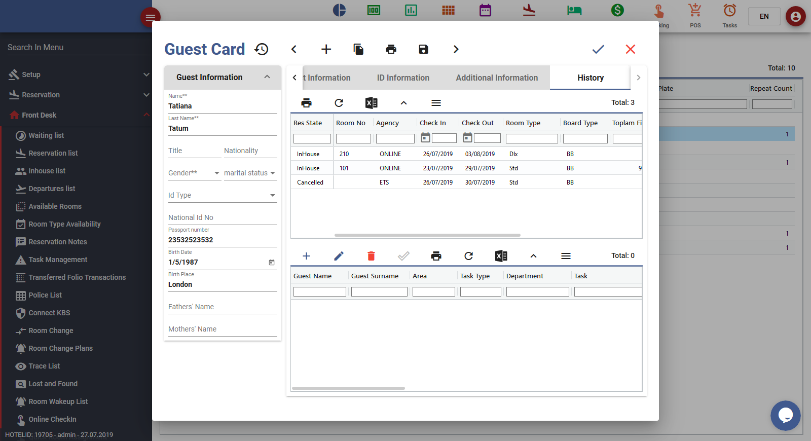 Hotel Managment Software hotel management guest relation